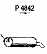 FENNO STEEL - P4842 - Глушитель CITROEN C4 1.4 04- / PEUGEOT 307 1.4 03-